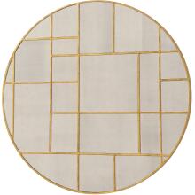 Geometric-Geometric Round Mirror