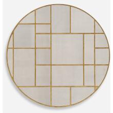 Geometric-Geometric Round Mirror
