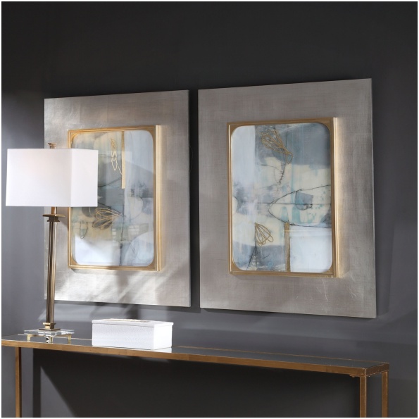 Gilded Whimsy Abstract Prints