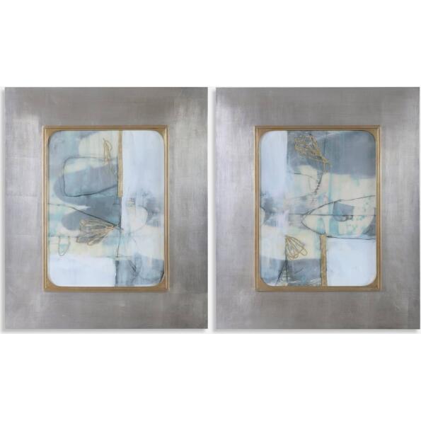 Gilded Whimsy-Abstract Print