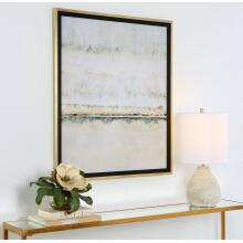 Gilded Horizon-Abstract Landscape Art