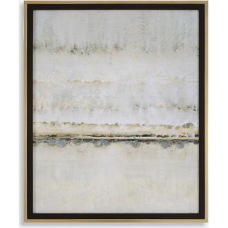Gilded Horizon-Abstract Landscape Art