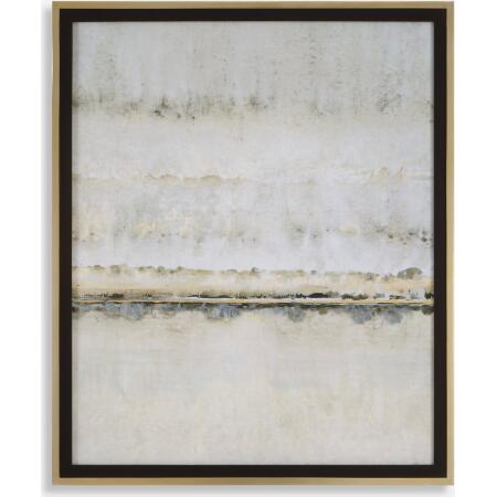 Gilded Horizon-Abstract Landscape Art