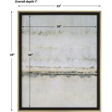 Gilded Horizon-Abstract Landscape Art