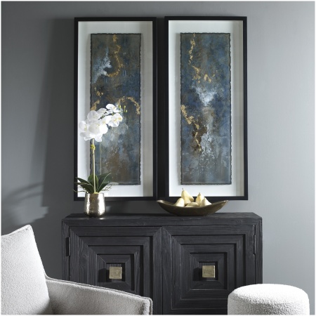 Uttermost Glimmering Agate Abstract Prints