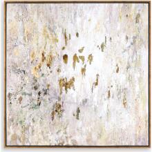 Golden Raindrops-Modern Abstract Art