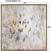Golden Raindrops-Modern Abstract Art