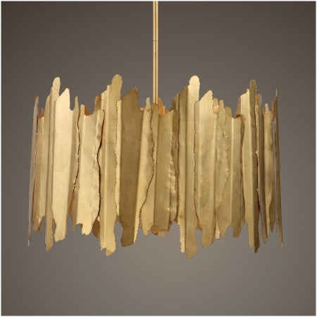 Uttermost Golden Gate 8 Light Industrial Pendant