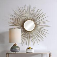 Golden-Starburst Mirror