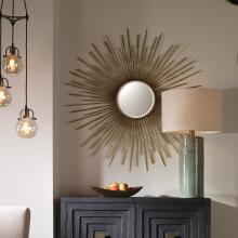 Golden-Starburst Mirror