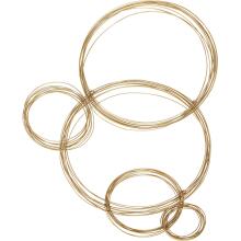 Golden Bubbles-Metal Wall Décor