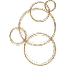 Golden Bubbles-Metal Wall Décor