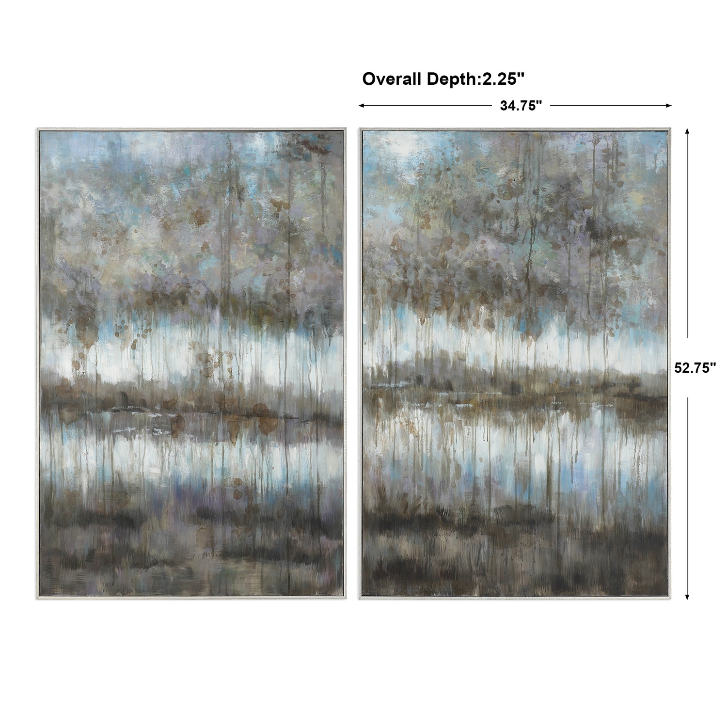 Gray Reflections-Landscape Art