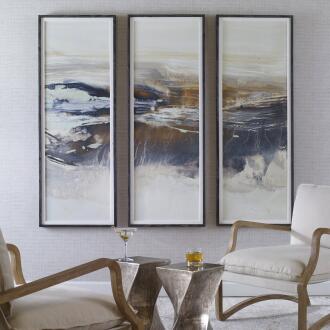 Uttermost Graphite Horizon Framed Prints