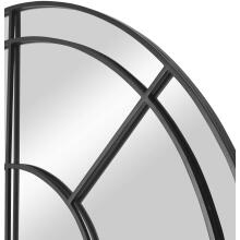 Grantola-Black Arch Iron Mirror
