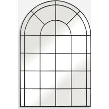 Grantola-Black Arch Iron Mirror