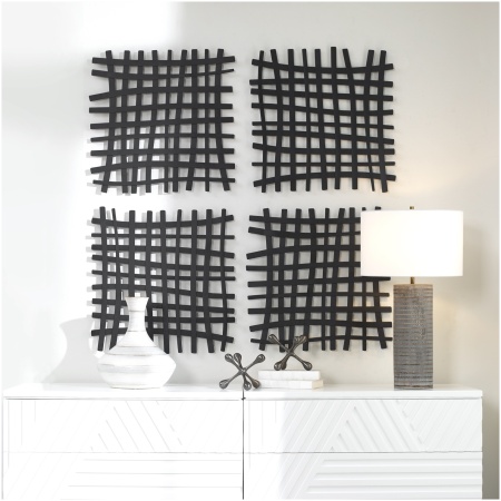 Uttermost Gridlines Iron Wall Decor