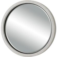 Granada-Whitewash Round Mirror