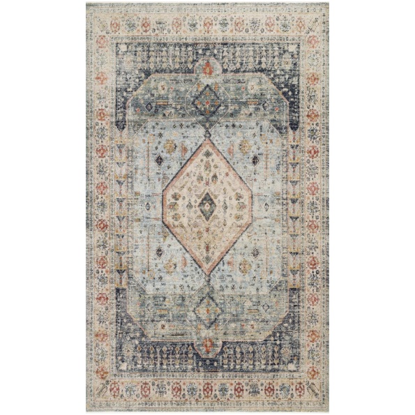 Grandmother Blue/Ant. Ivory Area Rug Fort Worth