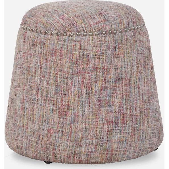 Gumdrop-Accent Stool & Ottoman