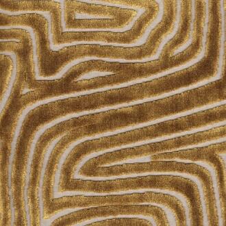 H-Cresen/Gold - Upholstery Only Fabric Suitable For Upholstery And Pillows Only.   - Fort Worth