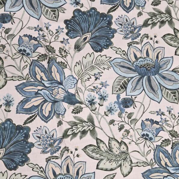 H-James/Turq - Prints Fabric Suitable For Drapery