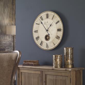 Uttermost Harrison Gray 23" Clock