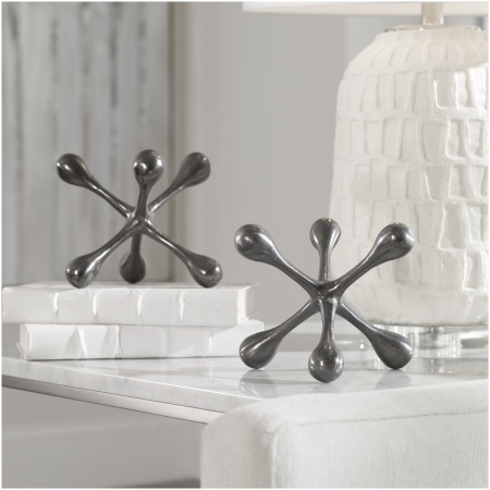 Uttermost Harlan Black Nickel Objects