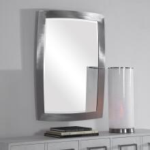 Haskill-Brushed Nickel Mirror