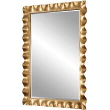 Haya-Scalloped Gold Mirror