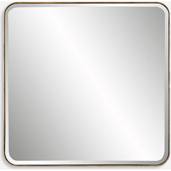 Hampshire-Square Gold Mirror