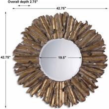 Hemani-Modern Round Sunburst Mirrors