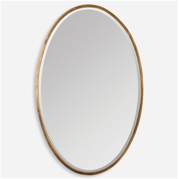Herleva Oval-Gold Oval Mirrors