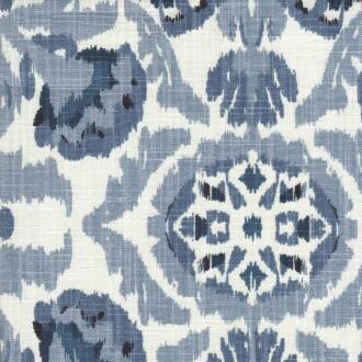 Henzy/Blue - Prints Fabric Suitable For Drapery