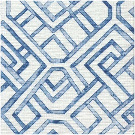 HERLA/BLUE - Prints Fabric Suitable For Drapery
