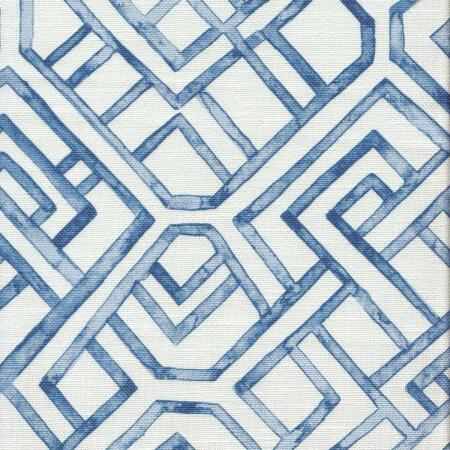 HERLA/BLUE - Prints Fabric Suitable For Drapery