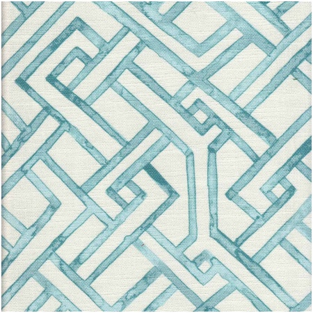 HERLA/TEAL - Prints Fabric Suitable For Drapery