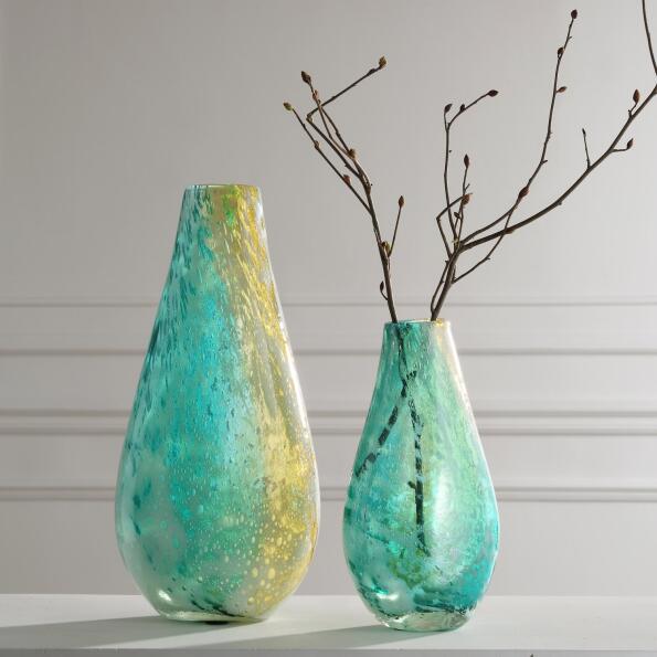 Uttermost High Tide Glass Vases