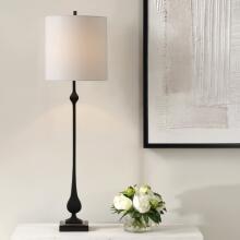 Hightower-Black Buffet Lamp