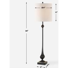 Hightower-Black Buffet Lamp