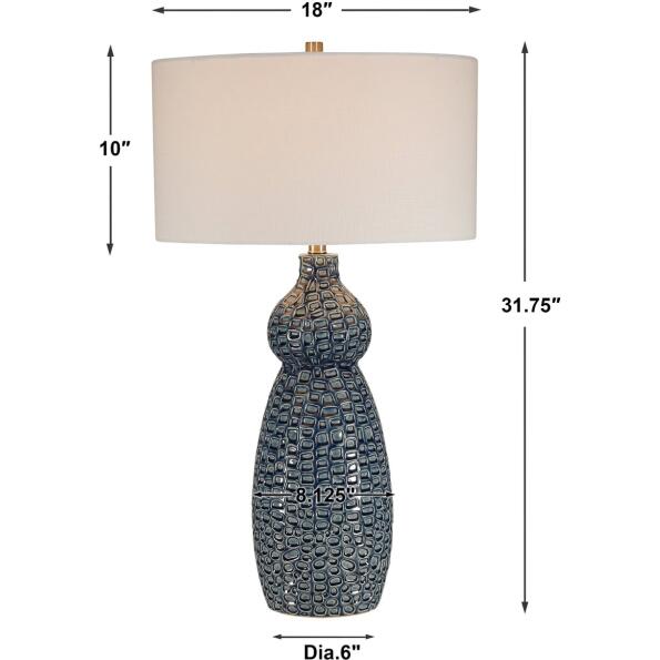 Holloway Cobalt Blue Table Lamp