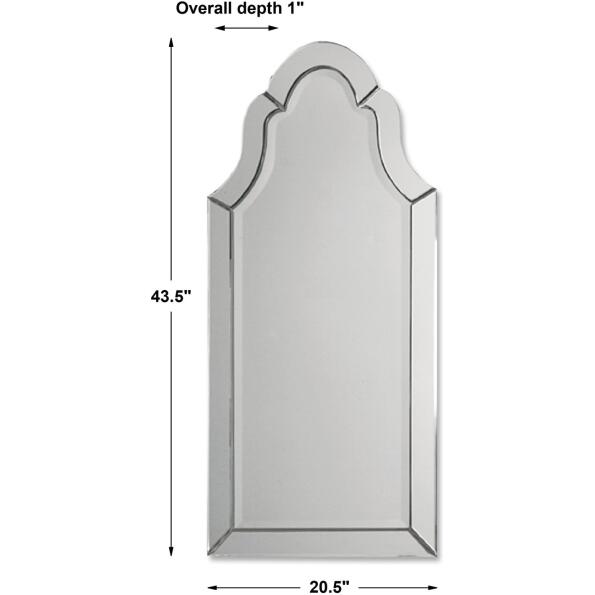 Hovan Frameless Arched Mirror