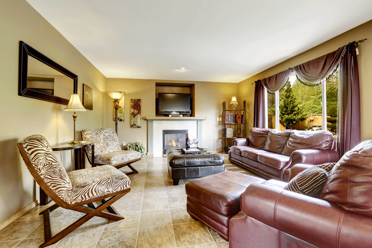 use bold prints in decor design