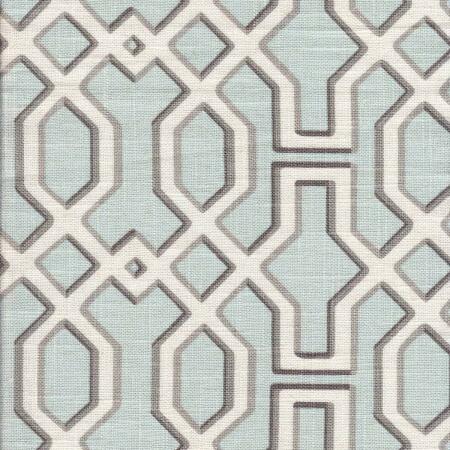 Hugh/Aqua - Prints Fabric Suitable For Drapery