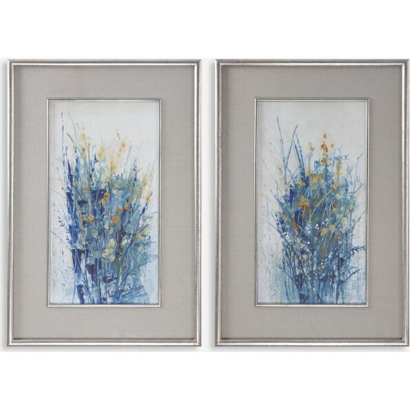 Indigo Florals-Floral Art