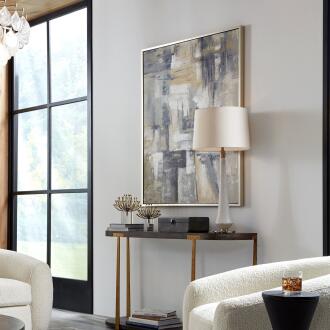 Uttermost Intuition Hand Painted Abstract Art