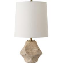 Indent-Travertine Accent Lamp