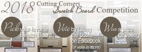 cutting corners dallas swatch board competition jpg