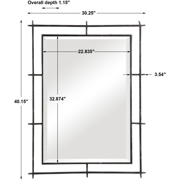 Ironworks Industrial Mirror