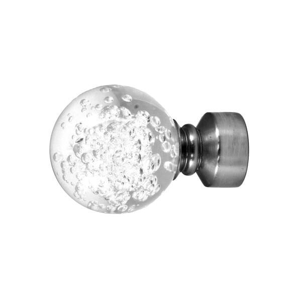 FINIAL ACRYLIC BALL 1/NICKEL - Hardware Fabric  - Plano